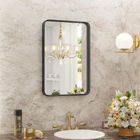 Bathroom Mirror Vanity Mirror for Wall,Aluminum Alloy Framed Wall Mirror Farmhouse,30"×22"