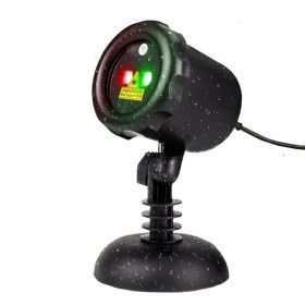 Christmas Laser Projector 8 Patterns LED Lights With Remote (Option: Red green-US)