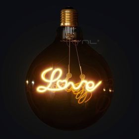 Letter lamp LOVE artistic warm light (Option: Yellow-220v)