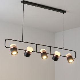 Simple Long Strip Minimalist Restaurant Household (Option: Rose Gold-5heads)