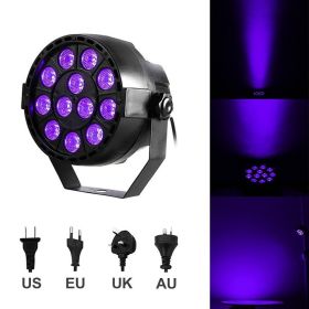 12pcs Ultraviolet UV Par Light Dyeing Background (Option: Purple-US)