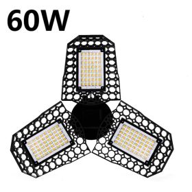 LED garage light 40W60W80W lighting (Option: Black-60W-White light)