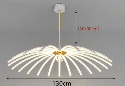 Led Chandelier In Dining Room Bedroom (Option: White A-22heads-White light)