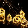 Christmas Lights Curtain Garland Merry Christmas Decorations For Home Christmas Ornaments Xmas Gifts Navidad 2024 New Year Decor Warm Color