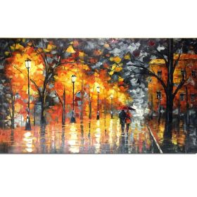 100% Hand Painted Abstract Oil Paintings On Canvas Modern Wedding Decor Wall Landscape Pictures Home Decoration No Framed (size: 150X220cm)