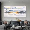 Handmade Oil Painting Abstract Mountain Lake Oil Painting Hand Painted On Canvas Nature Landscape Painting Modern Art Work Home Decor Large Wall Art