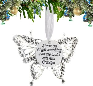 Christmas Ornaments Butterfly Pendant, Butterfly Ornaments for Christmas Tree (size: grandma)