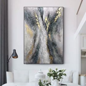 100% Handmade Abstract Oil Painting Top Selling Wall Art Modern Minimalist Blue Picture Canvas Home Decor For Living Room  No Frame (size: 150X220cm)