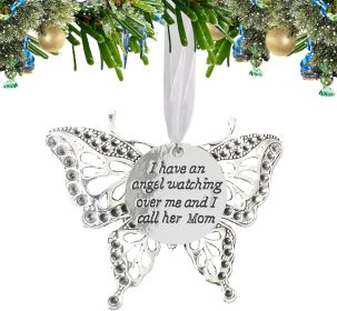 Christmas Ornaments Butterfly Pendant, Butterfly Ornaments for Christmas Tree (size: Mom)