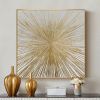 Large Original Hand Painted Abstract Modern Golden Oil Paintings On Canvas Wall Art Entryway Living Room Home Decor No Frame