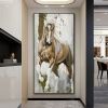 Hand Painted Oil Painting Abstract Portrait Wall Art Hand painted-Animal Horse Oil Paintings On Canvas-Hand Made-For Home Decoration