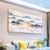 Handmade Oil Painting Abstract Mountain Lake Oil Painting Hand Painted On Canvas Nature Landscape Painting Modern Art Work Home Decor Large Wall Art