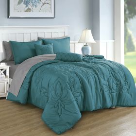 Kintra 9 Pieces Comforter Set (size: KING)